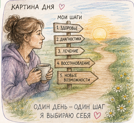 Авторская иллюстрация Сергея Николаевича. Художественная интерпретация дня.